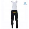 Set Langarmtrikot + Trägerhose Lange 2020 Team Jumbo-Visma Winter Thermal Fleece N001